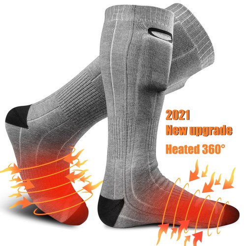 Elektrisch beheizbare Socken Herren Damen Winter Thermo Warm Akku Skifahren - Bild 62 von 109