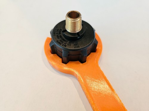 Open Wrench for 8 Lobe QCC1 Propane Tank Connector Grills Campers RVs Heaters - Picture 3 of 7