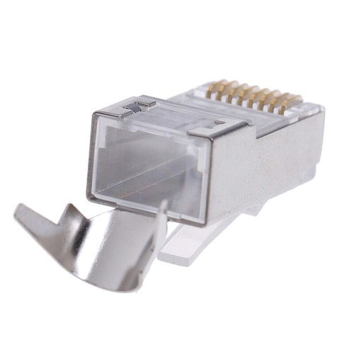 10Pcs Cat7 RJ45 connector cat 7 crystal plug shielded FTP RJ45 modul*h* - Afbeelding 12 van 12