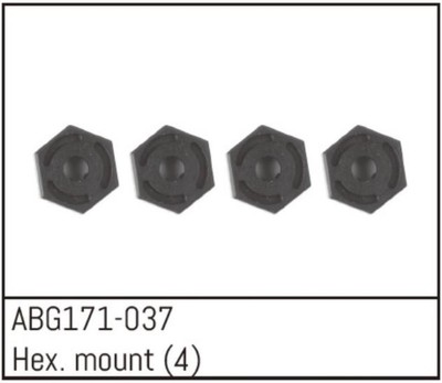 ABSIMA Hex Wheel Hubs (4PCS) / ABG171-037