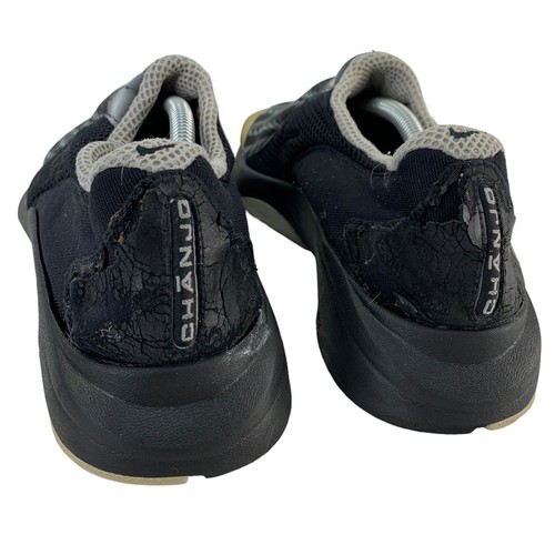 Vintage Nike Chanjo schwarz grau weiß Herren Slipper Clogs Turnschuhe Schuhe groß - Bild 6 von 8