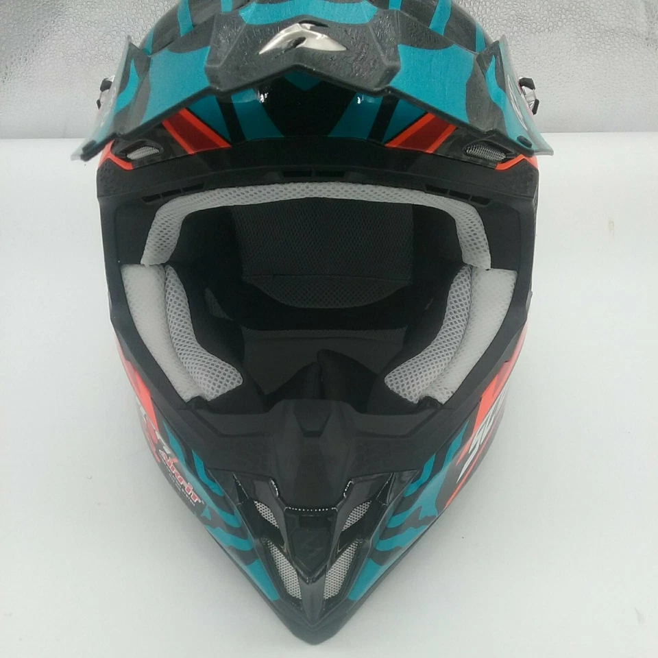 CASCO MOTO CROSS ENDURO ATV SCORPION VX-16 AIR Negro Foto 2 de 4