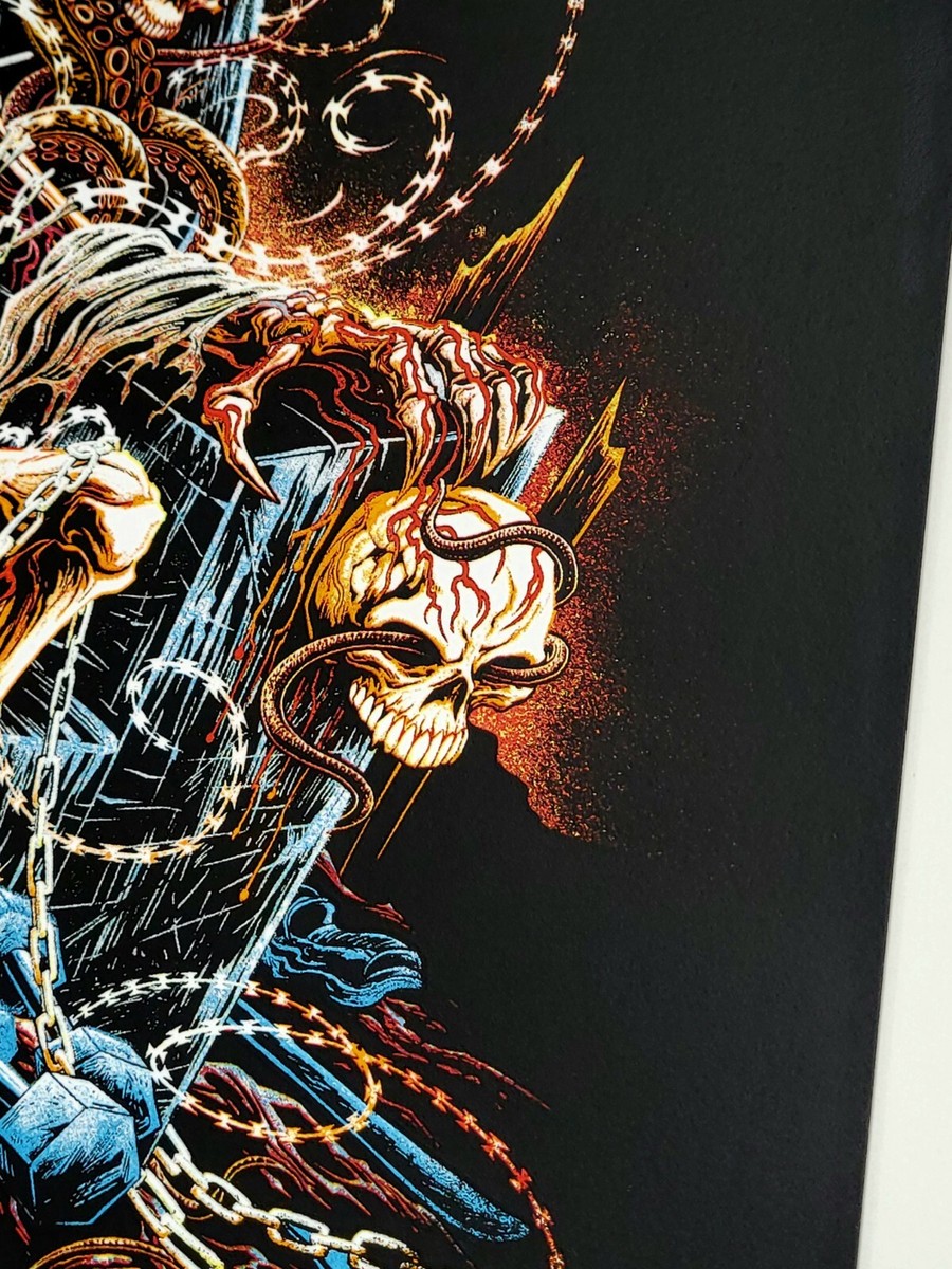 Metallica Poster CROWN OF BARBED WIRE Print Numbered 72 Seasons