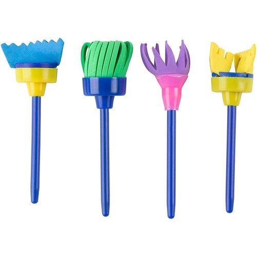 36 Piece Kids Painting Kit for Arts and Crafts with Foam Paint Brushes, Rolle... - Picture 9 of 9