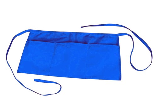 6 NEUE KELLNERIN KELLNER TAILLE HALBE LATZSCHÜRZEN STRAPAZIERFÄHIG 3 TASCHEN BARISTA - Bild 8 von 11