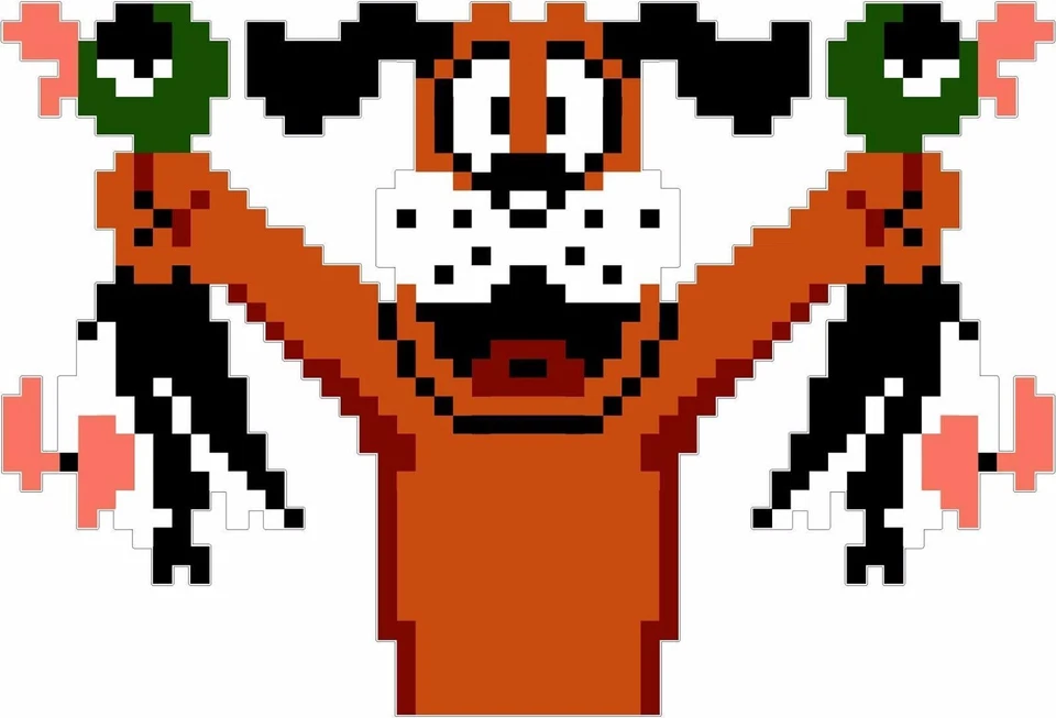 Duck hunt sticker nintendo retro pixel skate cell laptop bumper vinyl decal