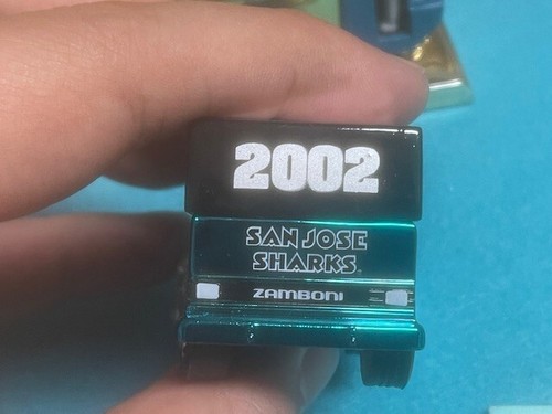 Lot of 3 White Rose Collectibles San Jose Sharks Zamboni Models w/ Sharky DS30 - Picture 10 of 13