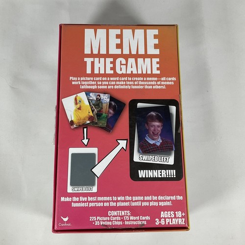 Meme The Game Playing Card Game by Cardinal Complete - Picture 6 of 7