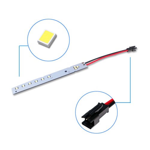 2pcs Ice Blue LED Strips Lights For 2008-2010 BMW M5 5 Series Headlight Retrofit - Picture 3 of 8