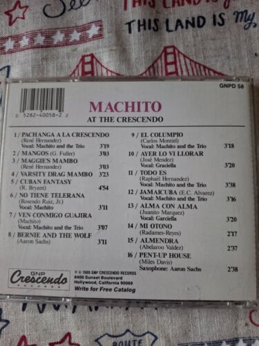 Machito at the Crescendo CD - Picture 2 of 2