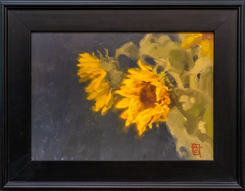 "Sunflower" Original Painting by Aaron Coberly - Picture 2 of 6