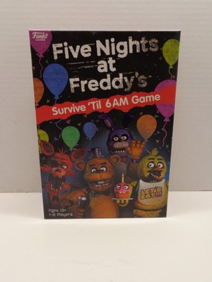 Five Nights at Freddy's Survive 'Til 6 AM Game, Funko New Open Box