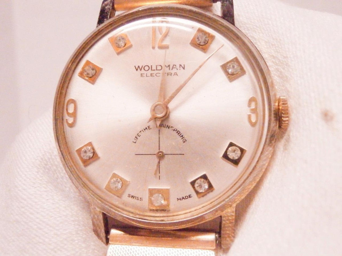 Vintage Woldman Watch Womens Gold Tone Swiss Made Mechanical Works! Vintage Woldman Women main image 4