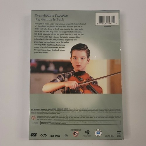 YOUNG SHELDON TV SERIES COMPLETE SECOND SEASON 2 New Sealed DVD - Picture 3 of 5