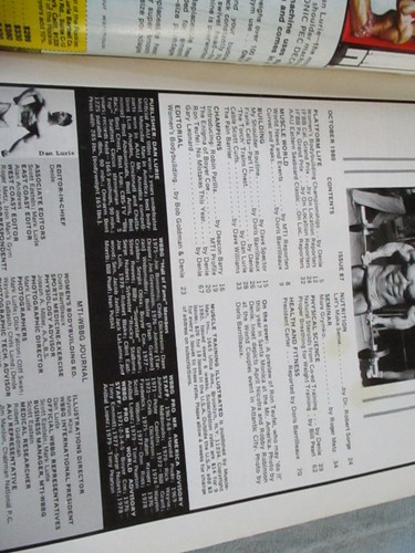 MUSCLE TRAINING ILLUSTRATED Bodybuilding Magazine No. 87 Oct 1980 Ron Teufel - Picture 3 of 10