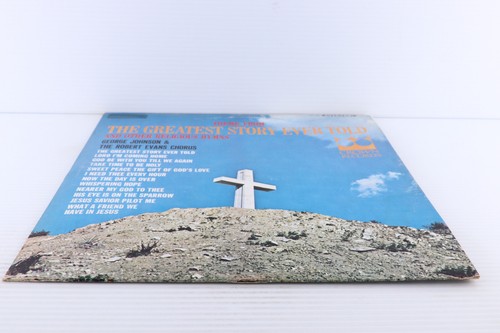 George Johnson & Robert Evans Chorus - Greatest Story Ever Told Hymns LP CST456 - Picture 4 of 16
