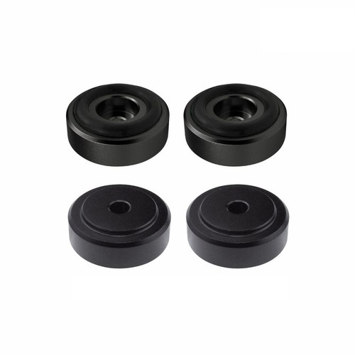 4er-Set Dynavox Alu Gerätefüße mini Ø 20 mm schwarz Gerätefüsse Hi-Fi Case Feet - Bild 1 von 3