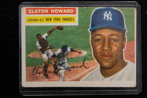 1956 Topps Elston Howard Yankees Card - Picture 1 of 2