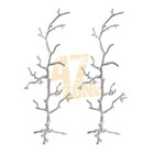 Aluminium S/2 Alvada Tree Jewelry Racks Silver Indoor Outdoor Tabletop Decor