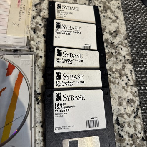 Sybase SQL Anywhere Database Server System XI dla Windows 95' rzadki - Zdjęcie 4 z 9