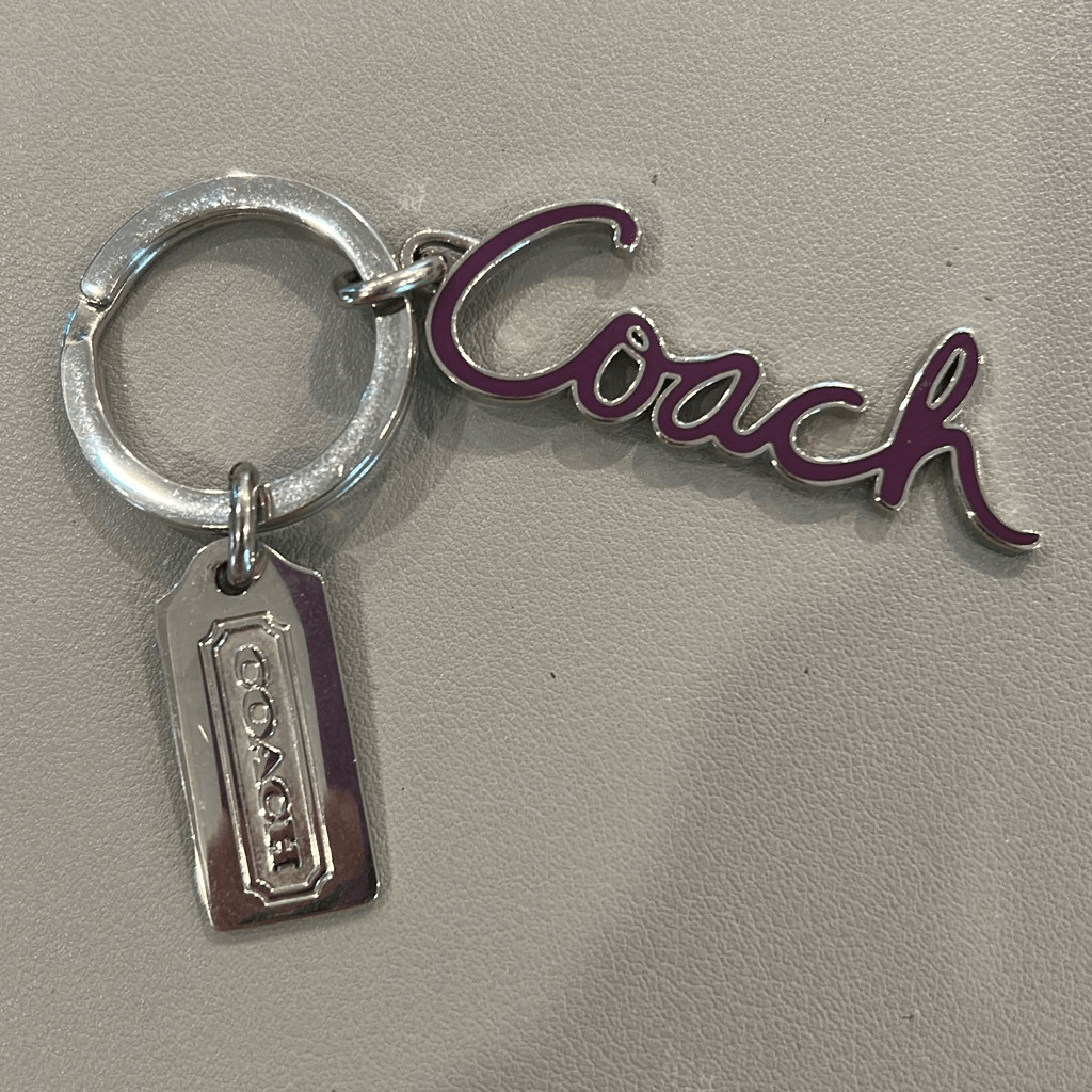 COACH Script Keychain - image 1