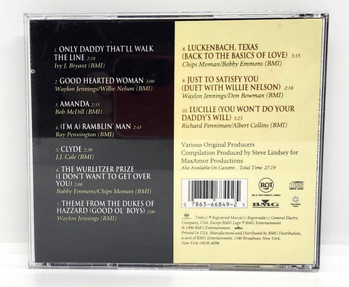 WAYLON JENNINGS / SUPER HITS CD (1996) RCA RECORDS - Picture 2 of 3