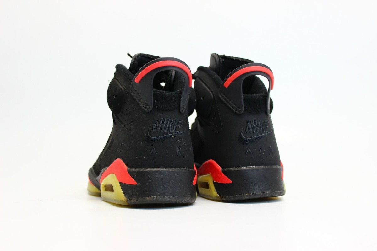 シューズ(男性用) NikeAir Jordan 6 Retro OG Black/Infrared Nike Air Jordan 6 High Retro Black Infrared Retro Sneakers Men's
