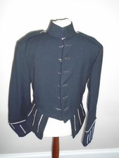 PIPE MAJOR AND PIPERS BLUE LOWLAND REGIMENTS JACKET CHEST 39" VINTAGE