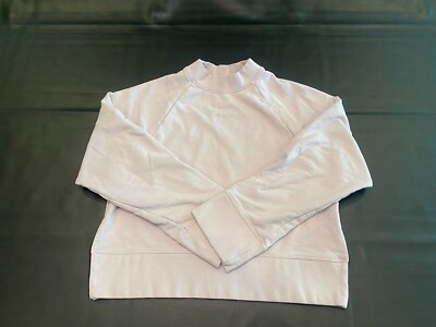 ON Cloud/ON Running Crew Neck Athletic Essential Cropped Lilac Sweatshirt Small