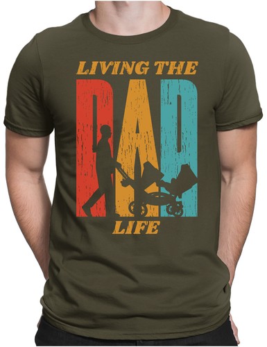 Dad Life  | Herren Fun T-Shirt S bis 4XL Vater Vatertag Geschenk Opa Held Kinder - Bild 7 von 14