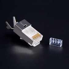 20pcs Cat6a Cat7 RJ45 Connectors Cat 7 RJ45 plugs shielded FTP 8P8C Network Jack