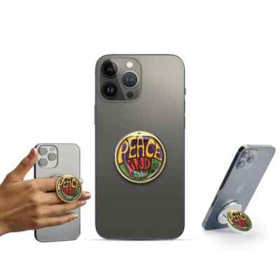 HANDL O Grip and Stand for Smartphone -Peace and Love Design