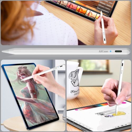 Active Pencil Stylus for iPad 10th 9th mini/iPad Pro M4 6th Air M2 5/4/3/2 Pen - Picture 8 of 11