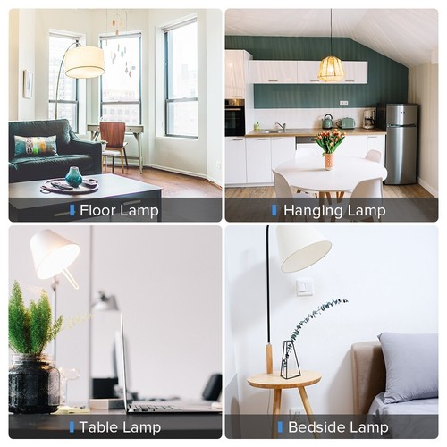 SANSI LED Light Bulb 4 Pack 13W 1600lm 100W Equivalent A19 3000K E27 Home Lamp - 第 7/13 張圖片