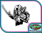 Predator AVP Vs Aliens K Vinyl Huge Sticker Car Wall Poster Bedroom Window Movie
