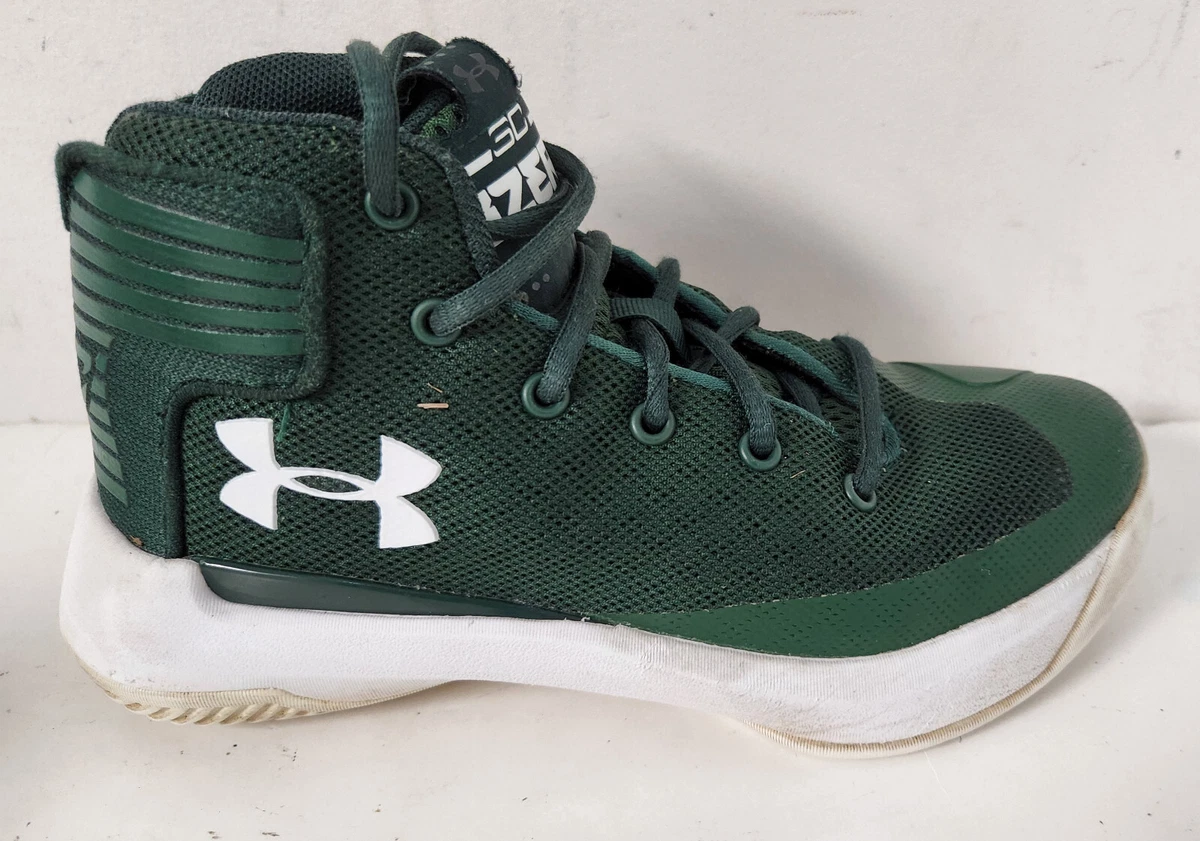 Under Armour Boy s Curry 3 Zero Green Basketball Shoes Size 13K