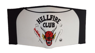 Stranger Things White HELLFIRE CLUB Rubber Bi-Fold Wallet By LoHo