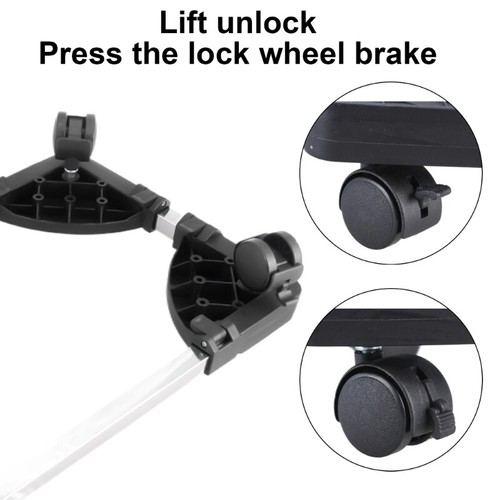 Computer Tower Stand CPUs Stand Metal Rolling Stand Adjustable Mobile CPUs Stand - Afbeelding 6 van 8