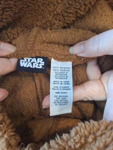 Star Wars Chewbacca Einteiler Fleece Kostüm Schlafanzug Erwachsene XL - Bild 2 von 7