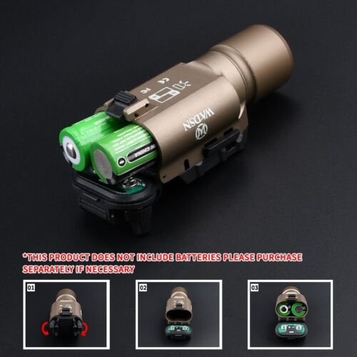 Taktische SF X300 Taschenlampe Pistole 400 LUMEN LED Waffenlicht - Bild 5 von 16