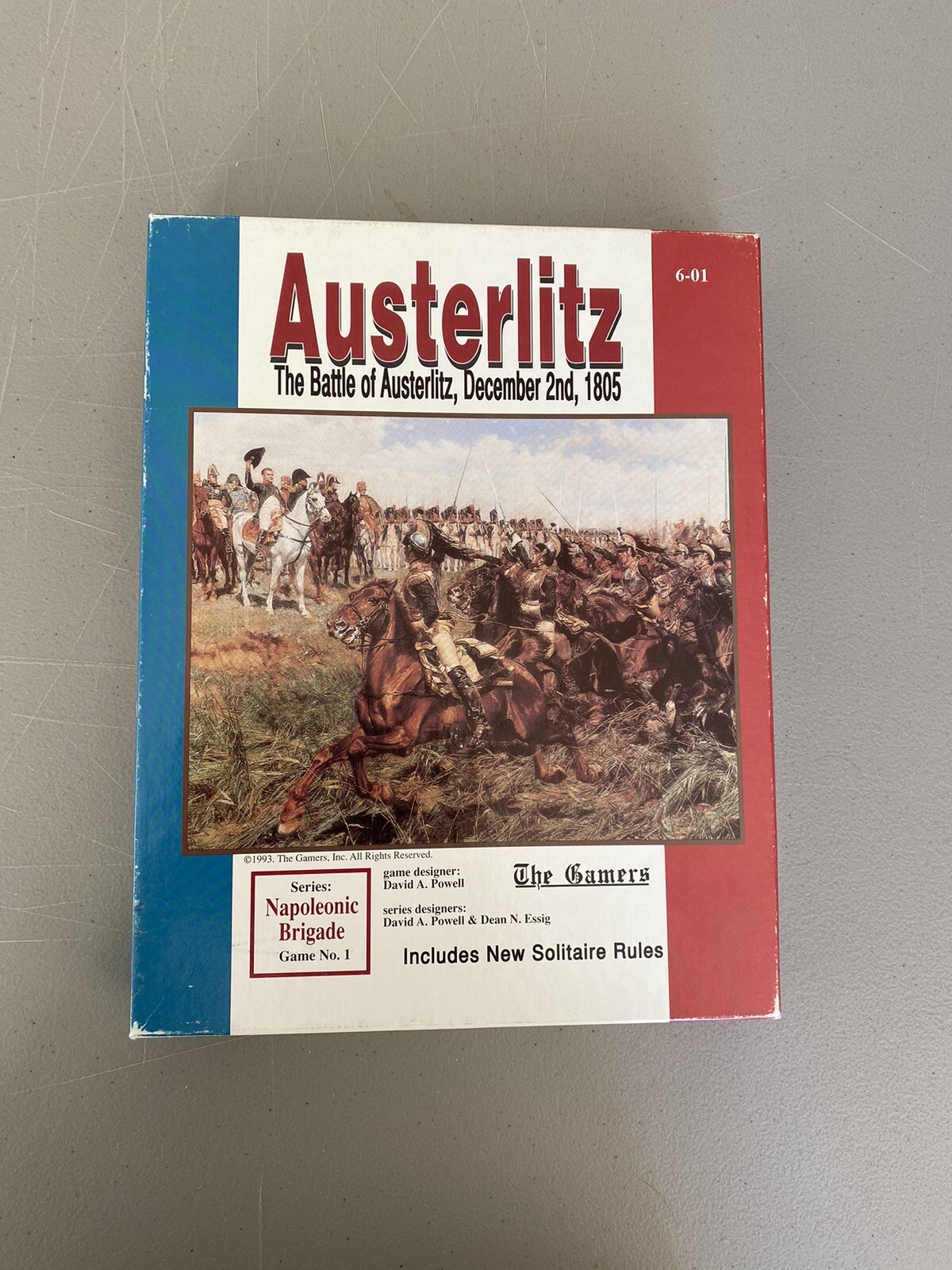 The Gamers Austerlitz Board Game Napoleonic Brigade Game No. 1