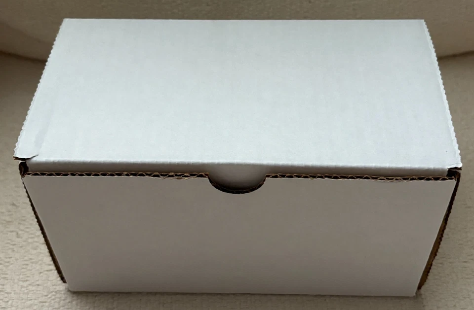 10-pack White Corrugated Shipping Boxes (7.75" x 4.25" x 4.25") Heavy Duty - Image 3 of 4