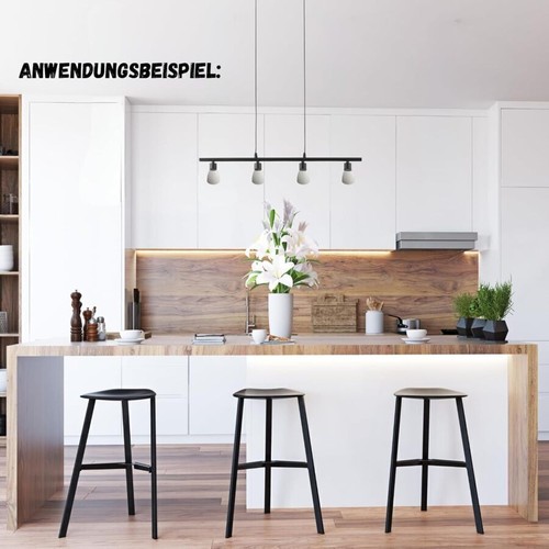LED Pendellampe Lampe Pendelleuchte höhenverstellbar Lampenglas Lampenschirm V - Bild 53 von 60