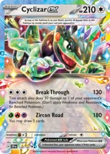 x1 Cyclizar ex - 159/191 - Double Rare Pokemon SV08 Surging Sparks M/NM