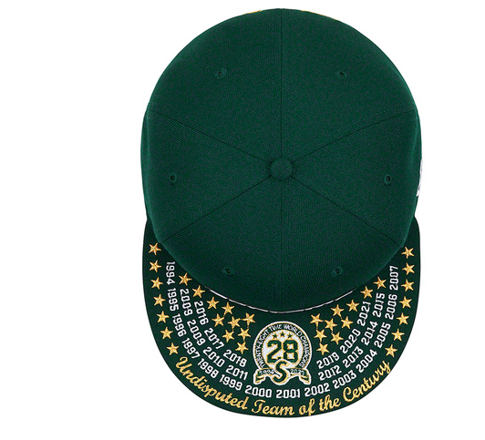 Supreme Undisputed Box Logo New Era hat Fitted Dark Green Supreme Undisputed Box Logo New Era hat Fitted Dark Green