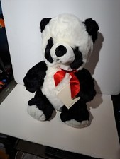 VTG THE CHRISTMAS PANDA INSONG TRADING KOREA 15" STUFFED ANIMAL PLUSHPLUS