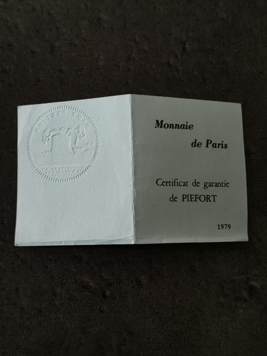 SCHATULLE PIEFORT SILBER 50 FRANCS HERCULES 1979 NR. 1606/2250 / SILBER FRANKREICH - Bild 7 von 8