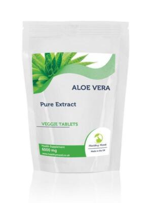 Aloe Vera Extrakt 6000 mg x90 Tabletten Brief Postfach Größe