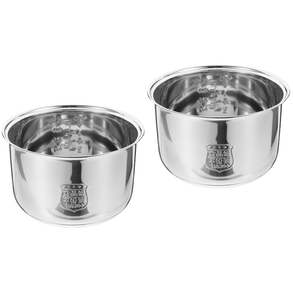 Rice Cooker Liner Sticky Pot Stainless Steel Containers Cookware eBay