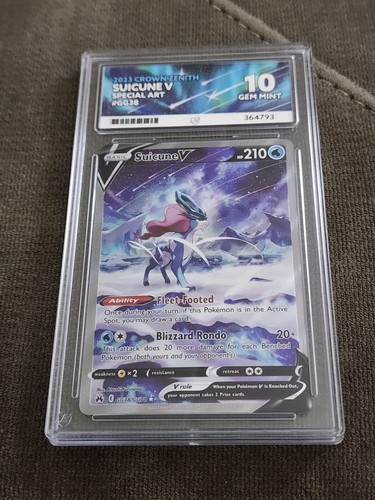 Suicune V GG38/GG70 Crown Zenith: Galarian Gallery Holo
